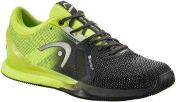 Head Sprint Pro 3.0 SF Clay Black/Lime 44,5