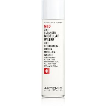 ARTEMIS MED 3in1 Cleanser jemná čistiaca micelárna voda na tvár a očné okolie 200 ml