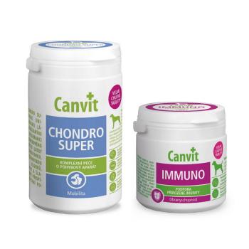 CANVIT Chondro Super 230 g + CANVIT Imunno pre psov 100 g ZADARMO