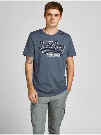 Tričká s krátkym rukávom pre mužov Jack & Jones - modrá