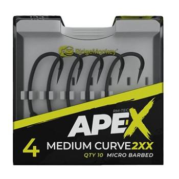 RidgeMonkey Ape-X Medium Curve 2XX Barbed 10 ks (RYB910389nad)