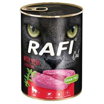 Rafi Cat Grain Free konzerva s teľacím mäsom 400 g (5902921394563)