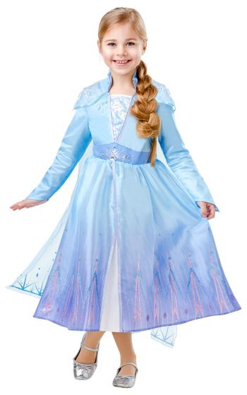 Rubies Detský deluxe kostým - Elsa (šaty) Veľkosť - deti: XL
