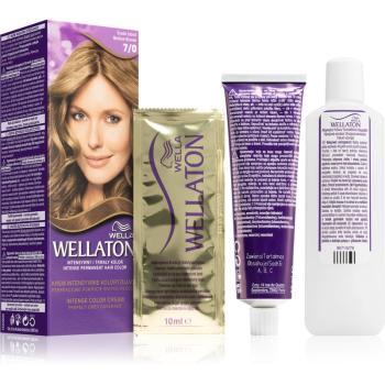 Wella Wellaton Intense permanentná farba na vlasy s arganovým olejom odtieň 7/0 Medium Blonde 1 ks