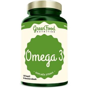 GreenFood Nutrition Omega 3, 120 kapsúl (8594193920587)