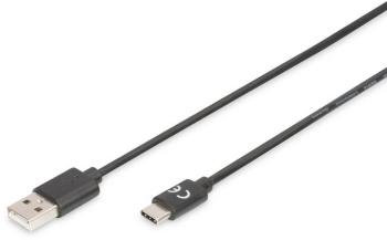Digitus #####USB-Kabel USB 2.0 #####USB-C™ Stecker, #####USB-A Stecker 1.80 m čierna tienený