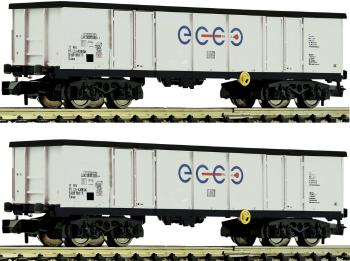 Fleischmann 841014 2-dielna Sada: Otvorené nákladné vozne, Ecco Rail