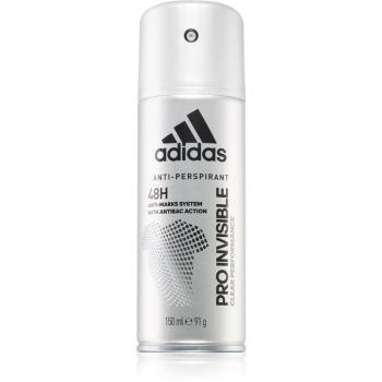 Adidas Pro Invisible antiperspirant proti bielym škvrnám pre mužov 150 ml