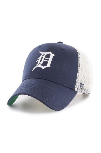 Čiapka 47 brand MLB Detroit Tigers tmavomodrá farba, s nášivkou, B-BRANS09CTP-NY