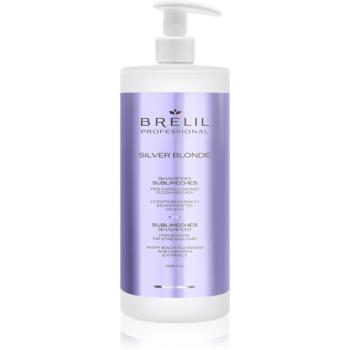 Brelil Numéro Silver Blonde Sublimeches Shampoo šampón neutralizujúci žlté tóny pre blond a melírované vlasy 1000 ml