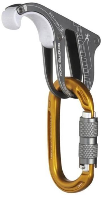 Singing Rock Rama Set Belay Grey/Oxy TWL Carabiner Gold