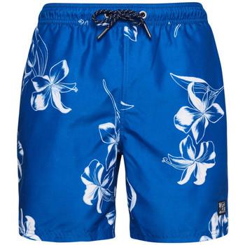 Superdry  Plavky Vintage hawaiian swimshort  Modrá