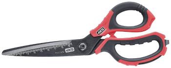 4K5 Tools 600.500A univerzálne nožnice ľaváci, praváci  čierna/červená