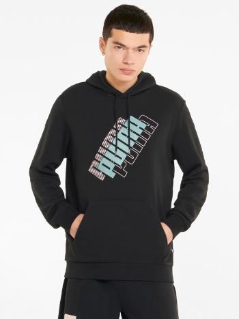 Puma Power Logo Hoodie TR Mikina Čierna