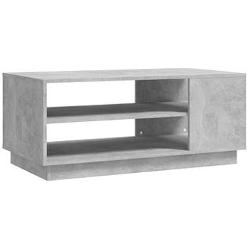 SHUMEE Konferenčný stolík betónovo sivý 102 × 55 × 43 cm drevotrieska, 810284