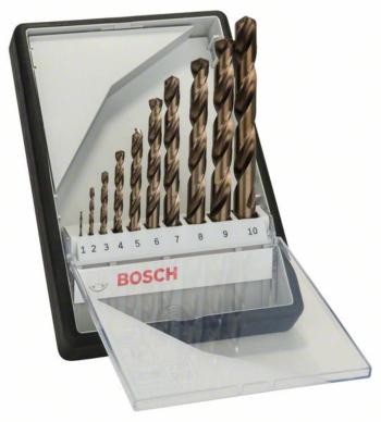 Bosch Accessories 2607019925 HSS sada špirálových vrtákov do kovu 10-dielna   kobalt DIN 338 valcová stopka 1 sada