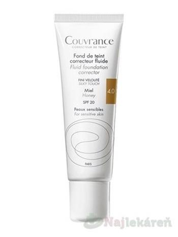 AVENE Couvrance Tekutý makeup SPF 20 tmavý odtieň (4.0) 30 ml
