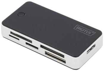 Digitus DA-70330-1 USB čítačka paměťových kariet pre smartphone/tablet USB 3.0, USB-A, micro USB 2.0 čierna/biela