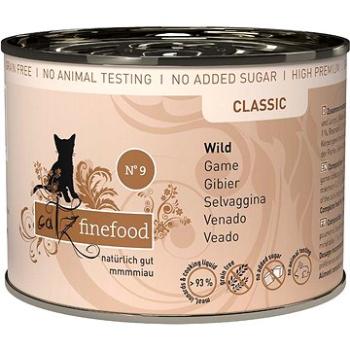 Catz finefood Konzerva CF No.9 so zverinou 200 g (4260101761576)