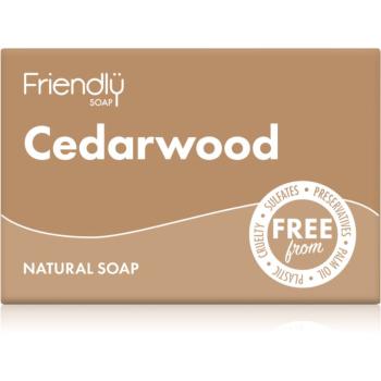 Friendly Soap Natural Soap Cedarwood prírodné mydlo 95 g