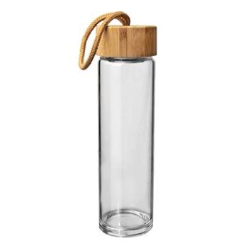 ORION Fľaša sklo/bambus viečko + sitko 0,45 l (143757)