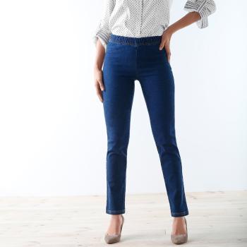 Blancheporte Tvarujúci džínsy s efektom plochého brucha denim 50
