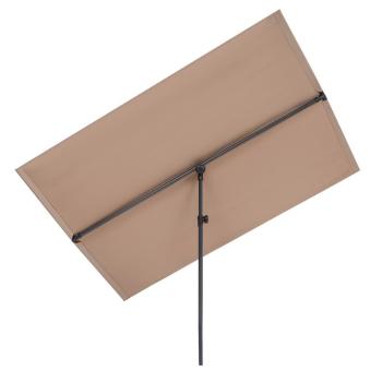 Blumfeldt Flex-Shade XL, slnečník, 150 x 210 cm, polyester, UV 50, sivohnedá