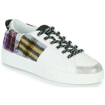 Desigual  FANCY TARTAN  Nízke tenisky Biela