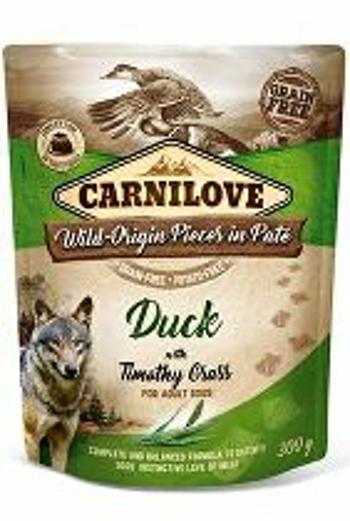 Carnilove Dog Pouch Paté Duck & Timothz Grass 300g + Množstevná zľava