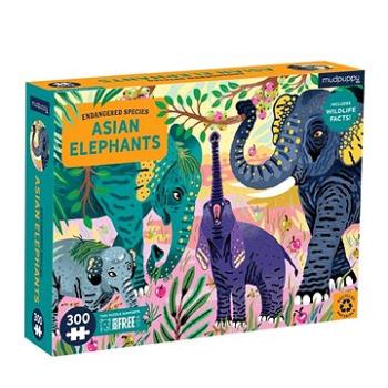 Puzzle – Slony – Ohrozený druh (300 ks) (9780735367142)