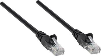 Intellinet 347440 RJ45 sieťové káble, prepojovacie káble CAT 5e U/UTP 25.00 cm čierna  1 ks