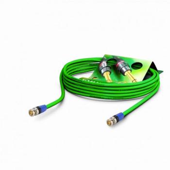 Hicon VTGR-0050-GN-BL video prepojovací kábel [1x BNC zástrčka - 1x BNC zástrčka] 0.50 m zelená