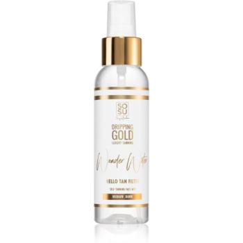 Dripping Gold Wonder Water Hello Tan samoopaľovacia hmla na tvár Medium - Dark 100 ml