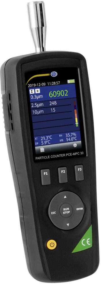 čítač častíc PCE Instruments PCE-MPC 30 vlhkosť vzduchu, teplota