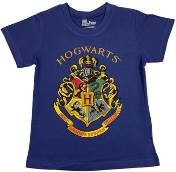 Setino Detské tričko - Harry Potter Hogwarts modré Veľkosť - deti: 110