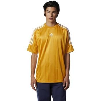 adidas  Tričká s krátkym rukávom Originals Jacquard 3 Stripes Tshirt  Žltá
