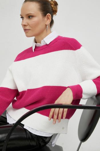 Bavlnený sveter Marc O'Polo DENIM ružová farba