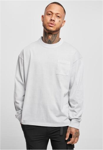 Urban Classics Pigment Dyed Pocket Longsleeve lightasphalt - 5XL