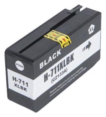 HP CZ133A - kompatibilná cartridge HP 711, čierna, 80ml