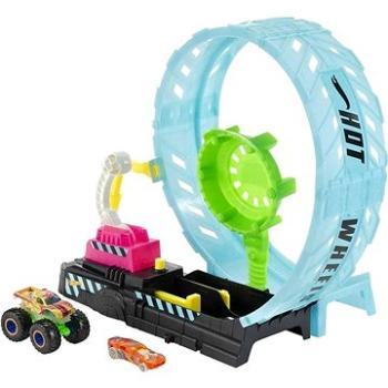 Hot Wheels Monster Trucks Svietiaci v tme Výzva epickej slučky Herná sada (887961993066)