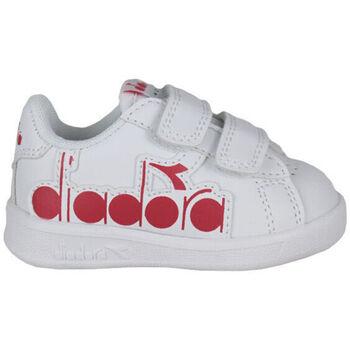 Diadora  Módne tenisky Game p bolder td 101.176276 01 C0823 White/Ferrari Red Italy  Červená