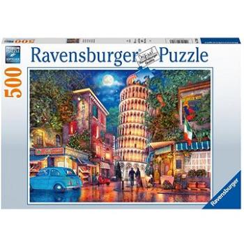 Ravensburger Puzzle 173808 Uličky V Pize 500 Diielikov (4005556173808)