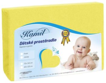 Detské prestieradlo FROTÉ 70x140 006 žltá K2