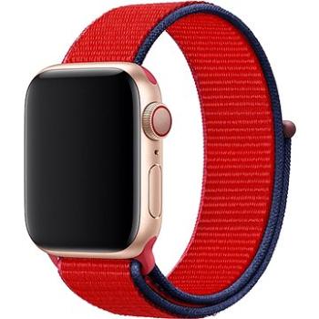 Eternico Airy na Apple Watch 42 mm/44 mm/45 mm  Chilly Red and Blue edge (AET-AWAY-ChReB-42)