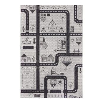 Krémový detský koberec Ragami City, 120 x 170 cm