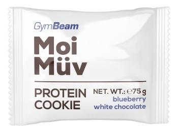 GymBeam MoiMüv Protein Cookie čučoriedka a biela čokoláda 75 g
