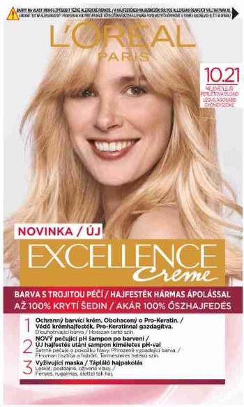 L´Oréal Paris Excellence Créme 10.21 Najsvetlejšia perleťová blond