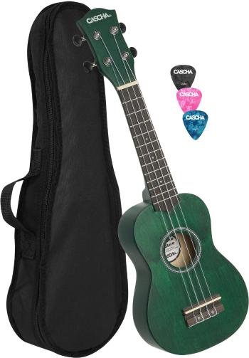 Cascha HH 3963 Sopránové ukulele Zelená