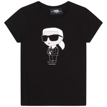 Karl Lagerfeld  Tričká s krátkym rukávom Z15418-09B-B  Čierna