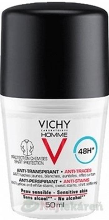 VICHY Homme DEO Roll-on proti škvrnám 48H 50ml